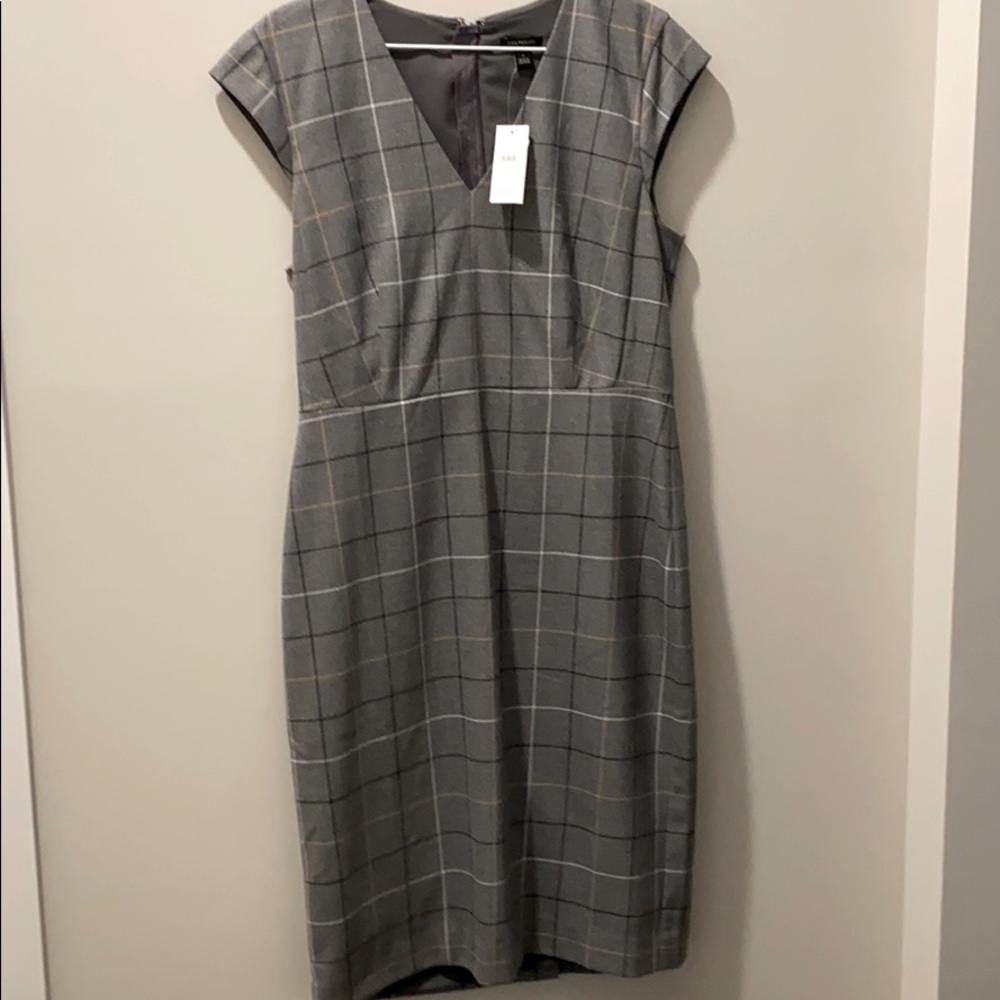 Ann Taylor plaid dress